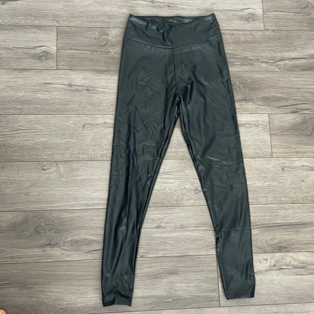 Pleather leggings